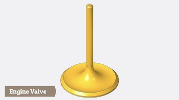 Engine Valve || Creo Parametric Tutorial