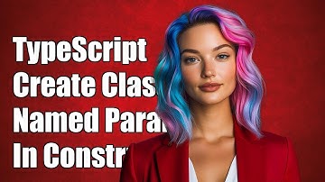 TypeScript: How to Create a Class with Named Parameters in Constructor