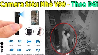 camera siêu nhỏ - CAMERA MINI SIÊU NHỎ V99 XEM TỪ XA QUA ĐIỆN THOẠI