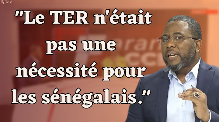 Bougane Gueye parle du TER en estimant que ce n'était pas une priorité