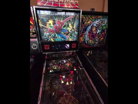 My absolute favorite pinball table of all time: Spider-Man by Stern