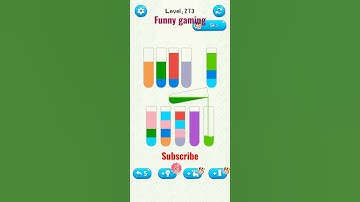 water sort jigsaw puzzle mobile game all level 273 #numpuz #funnygaming #shorts #watersort #games