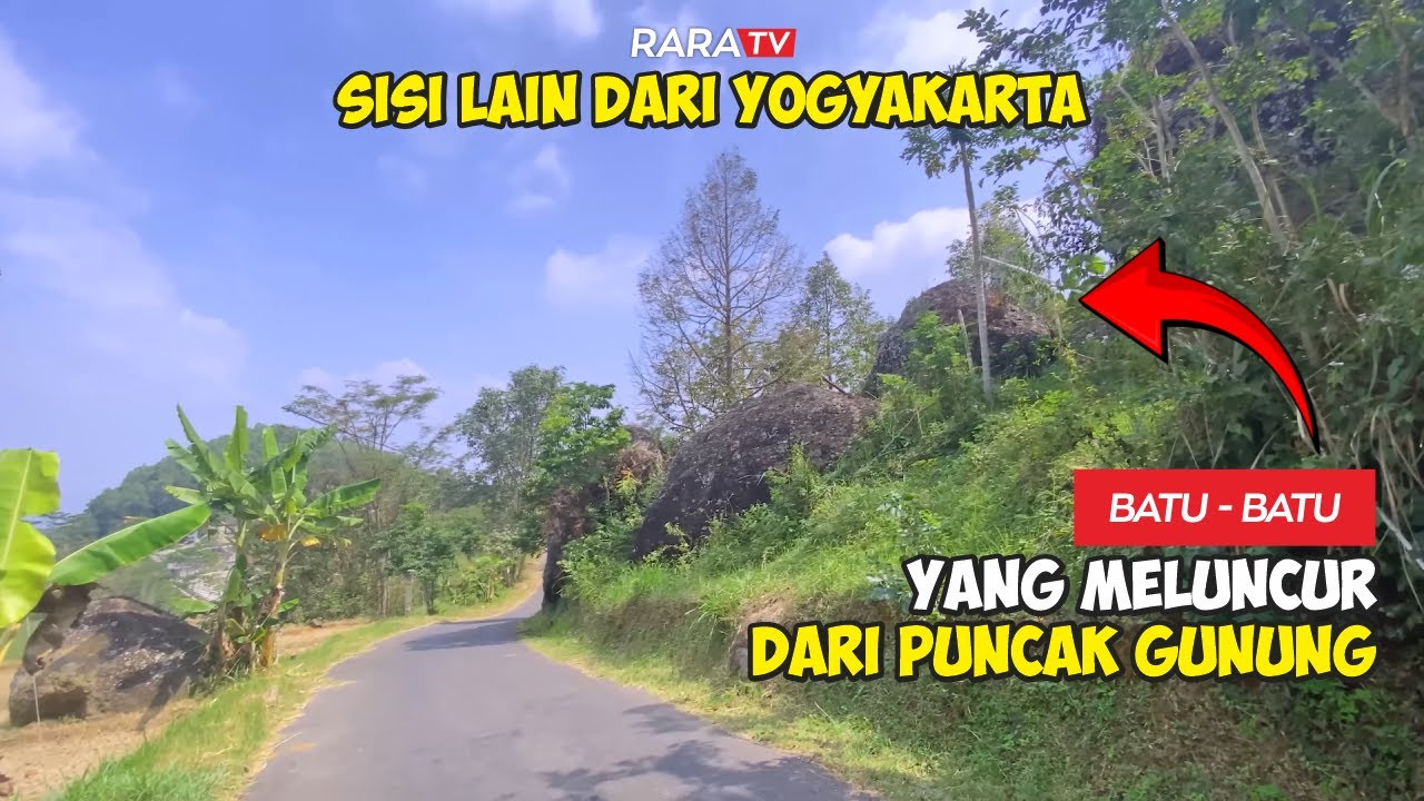 BONGKAHAN BATU RAKSASA SEBESAR RUMAH, MELUNCUR DARI GUNUNG API PURBA 70 JUTA TAHUN YANG LALU