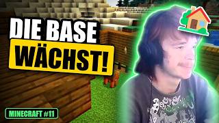 🏡 DIE BASE WÄCHST! 🏡 Zäune gemopst, Holzfarm geplant & alles wird zugebaut | Minecraft Survival #11