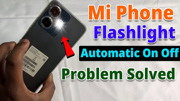 Redmi Phone - Fix Flashlight Automatic On Off Problem | Ft. Redmi 12 5G