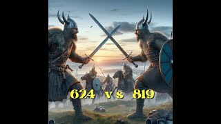 624 vs 819🔥День 53🔥 Vikings:War of Clans