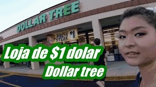 EUA Loja de $1 dolar DOLLAR TREE TUDO POR UM DOLAR !!!