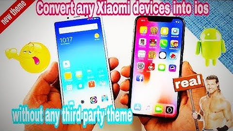 Convert any Xiaomi phone into ios without root or without any third party theme ft.redmi note 5 pro