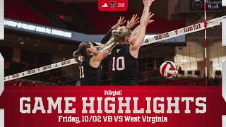 Texas Tech Volleyball vs. West Virginia: Highlights | October 2, 2026