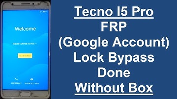 Tecno I5 Pro FRP (Google Account) Lock Remove Done With SP Flash Tool (Android 7.0)
