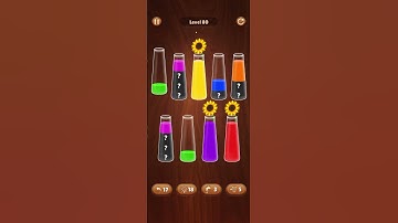 80 lvl color water sort game #colorwatergame #asmr #asmrgame #games #gameout