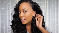 100% HUMAN CROCHET HAIR!???!! Review + Tutorial - Saga Human Crochet Braids Loose Deep