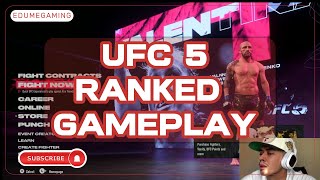 UFC 5 Ranked Gameplay Uncut Knockout