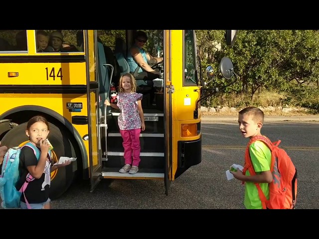Youtube Bus Ride First Day First Day School Bus Student First Day Of School Pre Kindergarten