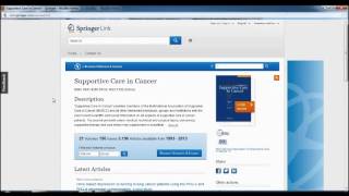 Information Descargar artículos de revistas en la base de datos springerlink Guide