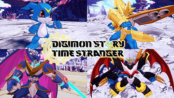 Veemon Evolution, Armor & DNA Digivolution, Special Skills & Win Screen - Digimon Time Stranger
