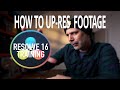 DAVINCI RESOLVE 17 QUICK TIP - HOW TO UPRES your FOOTAGE the correct WAY