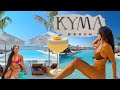 DUBAI TRAVEL VLOG 2025 (KYMA BEACH CLUB ) WEST BEACH , PALM JUMEIRAH, UAE