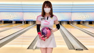 ボウリング女子の練習風景92（Bowling Practice）2021/7