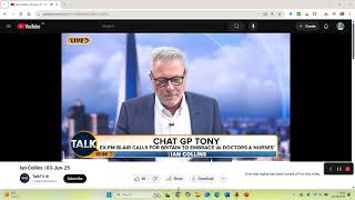 Dr Bot - Tony Blair On The Future Of Medicine. Charlotte Blease Interviewed By Ian Collins On Talk