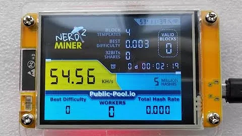Nerd Miner 2 How to set up on your home or office Wi-Fi from start to hashing coins