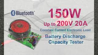 150W Constant Current Electronic Load Smart Battery Discharge Capacity Tester