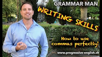 COMMA RULES | WRITING SKILLS PUNCTUATION | Grammar lesson with GRAMMAR MAN