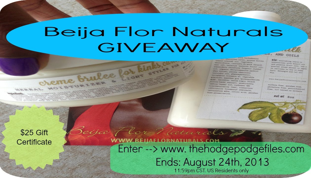 86* BeijaFlor Naturals Giveaway Announcement - YouTube