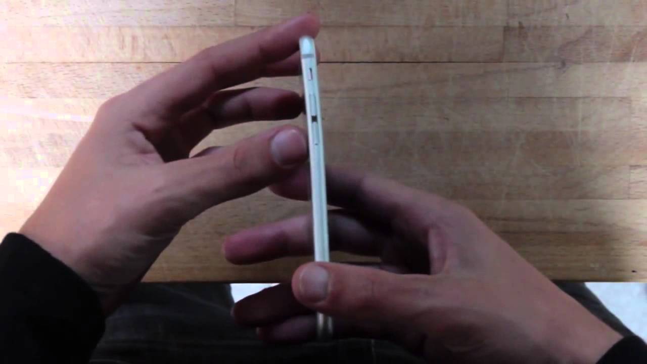 How to fix a bent iPhone 6 Tutorial YouTube