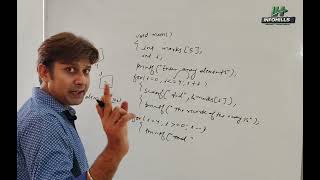 Taking input in array | infohills