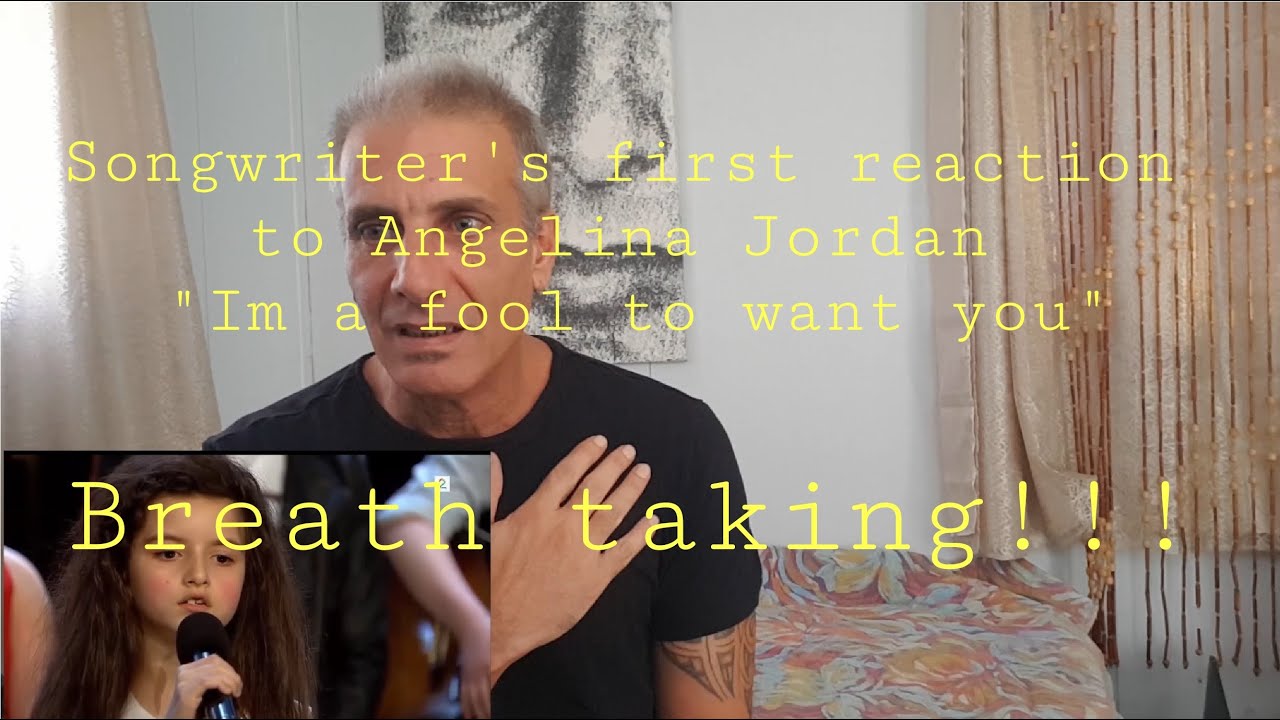 Songwriter's reaction to Angelina Jordan 