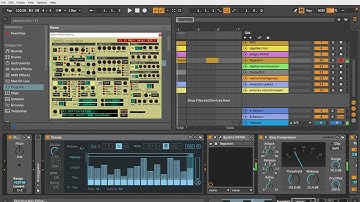 EBM patches - Synth1 VST  -Friday night jam/ patch run through