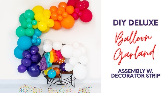 This video perfectly showcases how to easily install any balloon 🎈 garland  onto a wall simply using tape. If you struggle with outdoor…