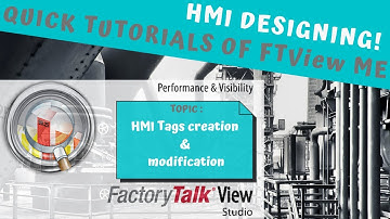 FactoryTalk View ME | HMI Tags creation and modification