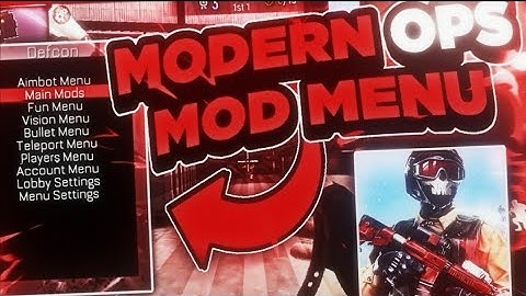 Modern ops mod menu latest
