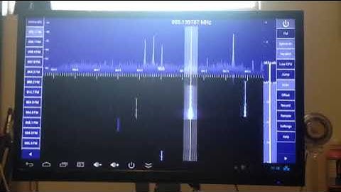 sdr touch running on android tv box recording microwave hearing rta