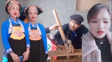 Hát Nùng  gái nùng nghèo khổ nhất Việt Nam đi làm  thuê  ở  Trung Quốc p1 tiếng Nùng  hài hước