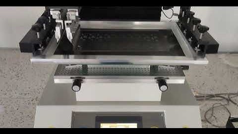 ZB3250LY Semi-automatic solder paste printing machine.