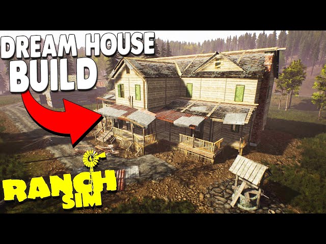 RANCH SIMULATOR GAMEPLAY FR #2 ! CONSTRUCTION D'UN RANCH ARDÉCHOIS 