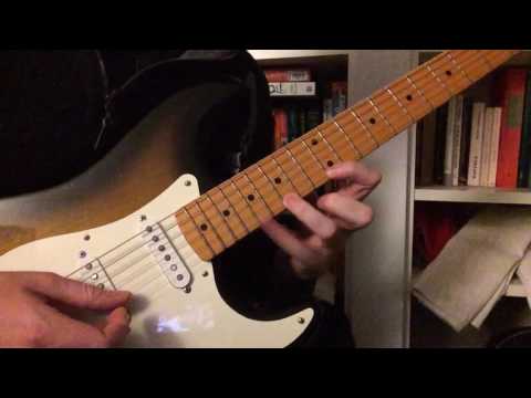 Descending Em pentatonic, 3 notes per string