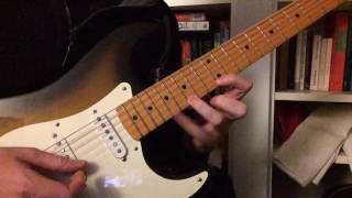 Descending Em pentatonic, 3 notes per string