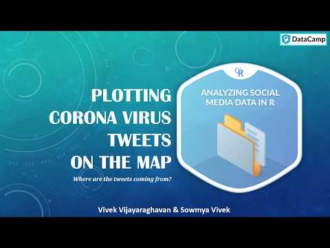 Visualizing Corona virus tweets on the map