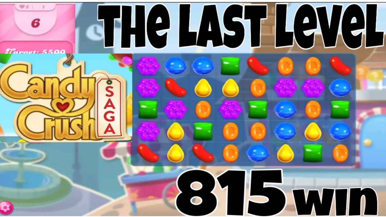CANDY CRUSH SAGA; the last level play&win YouTube