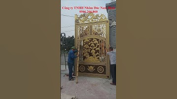 ✅ Lắp đặt cổng nhôm đúc tại Thanh Hóa