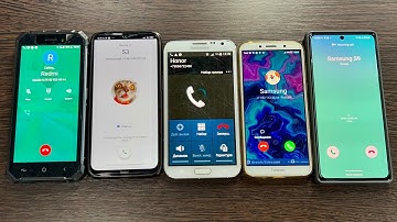 Redmi 9A vs Honor 7C incoming Call Samsung Note20 & Alcatel one touch