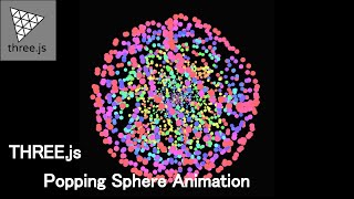 【Three.js】 Popping Sphere Animation