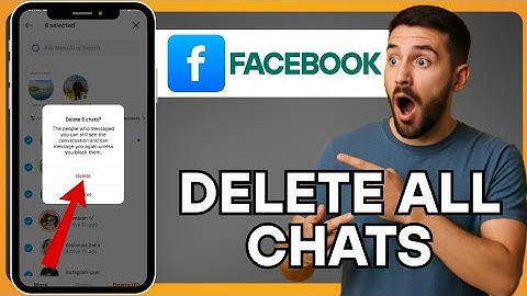 How to Delete all Your Chats on Facebook in one Click (2025) | Delete all Facebook chats at once