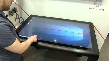 Displaylite 180 Interactive touch table & Touchtech Lima software