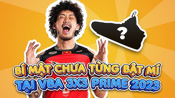 Bí mật chưa từng bật mí về những đôi giày được mang tại VBA 3x3 Prime 2023
