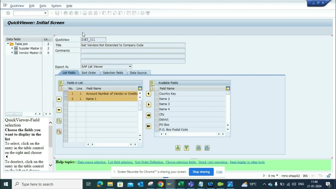 how-to-find-vendor-not-extended-to-any-company-code-youtube